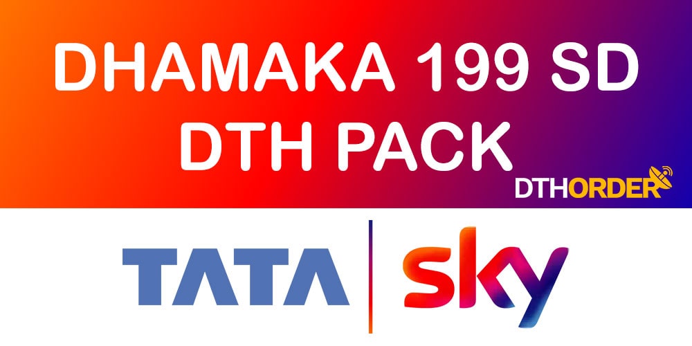 Tata Sky Dhamaka 199 SD DTH Pack